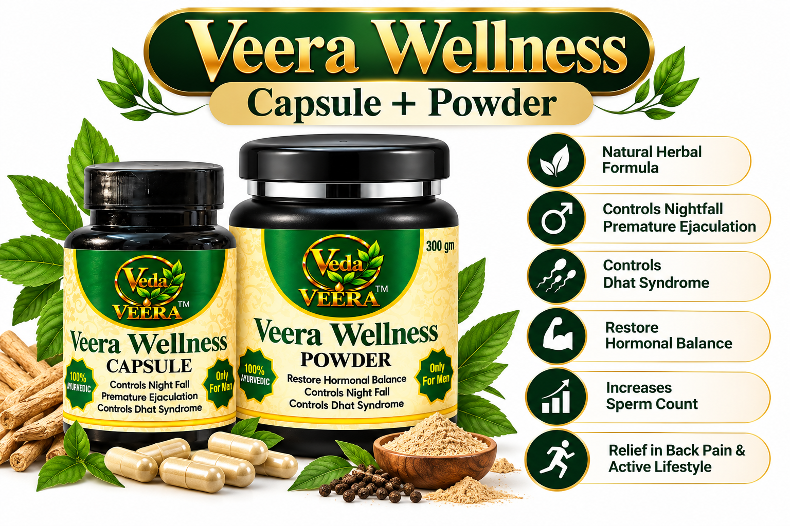 Veera Wellness Herbal Combo Ad